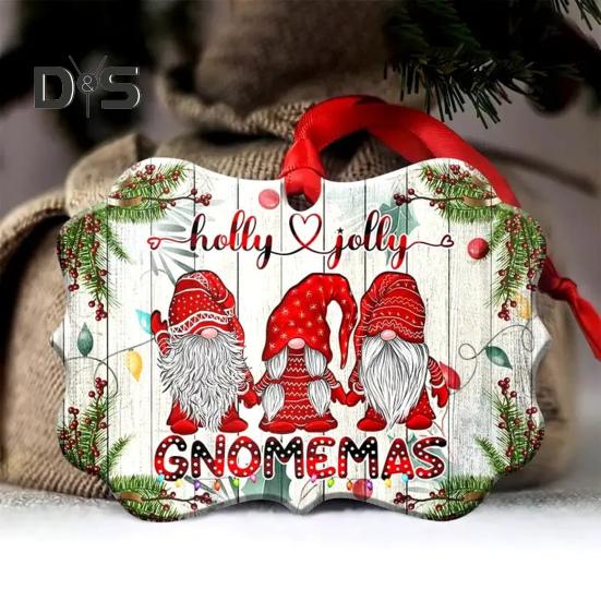 Christmas Jesus Nativity True Story Ornament Xmas Tree Hanging Decoration 2D Flat Acrylic Pendant for Christmas New Year Celebrations