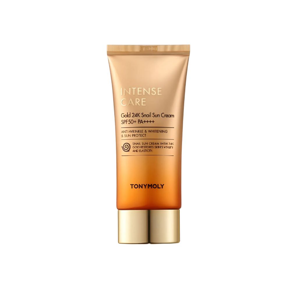 

TONYMOLY Интенсивный уход Золото 24K Улитка Солнцезащитный крем SPF50+ PA+++ Антивозрастная УФ-защита 50 мл