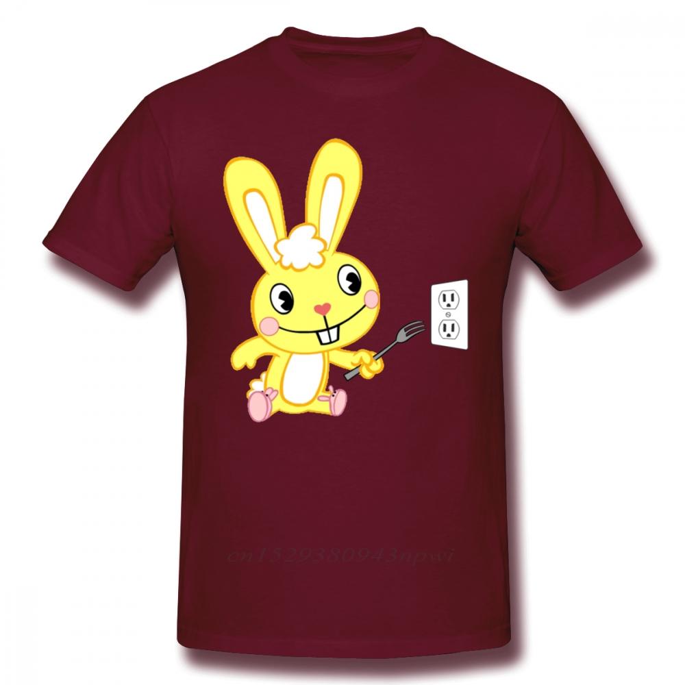 

Футболка Happy Tree Friends Футболка Happy Tree Friends Кідлз Мультяшний Принт Бавовняна Футболка з Коротким Рукавом Оверсайз Весела Футболка M