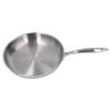 Stainless Steel Frying Pan Non Stick Kitchen Skillet with Handle Thickened Suitable for All Stove