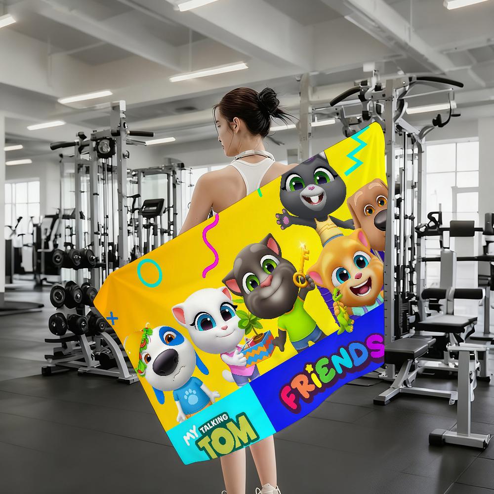 Talking T-Tom And F-Friends Towel Quick Drying Beach Towels Are Suitable For Swimming Pools Camping Yoga And The Gym