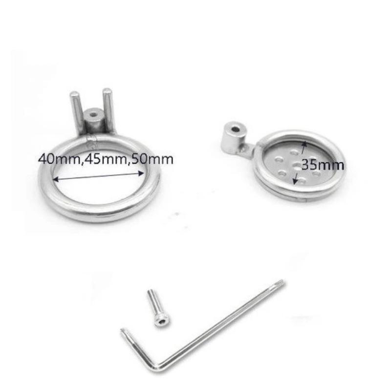 Stainless Steel Male Bird Cage Chastity Lock