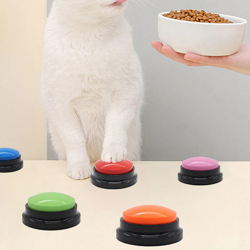

Petbell Dog Button DD-13035 with Dog Bell Recording Function Red