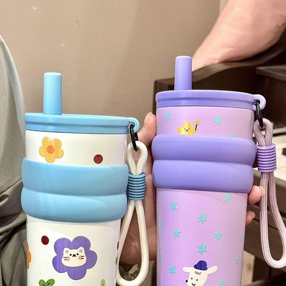 Stainless Steel Insulation Cup High-Capacity Vacuum Flask Portable Vacuum Cup  Travel