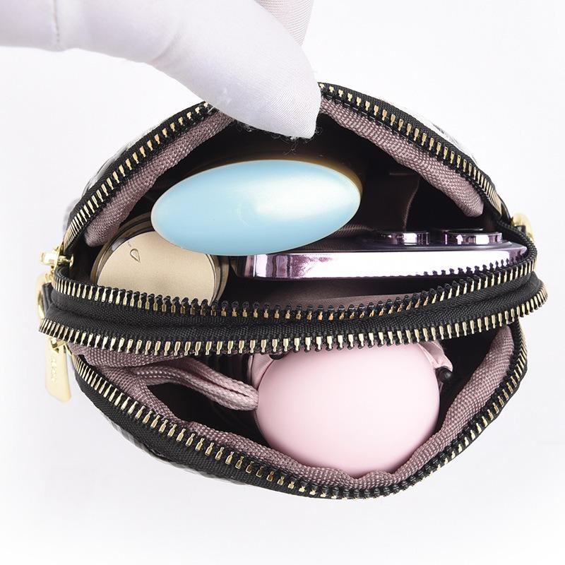 Leopard print texture mobile phone bag new flow double pocket simple versatile shoulder bag new casual messenger bag