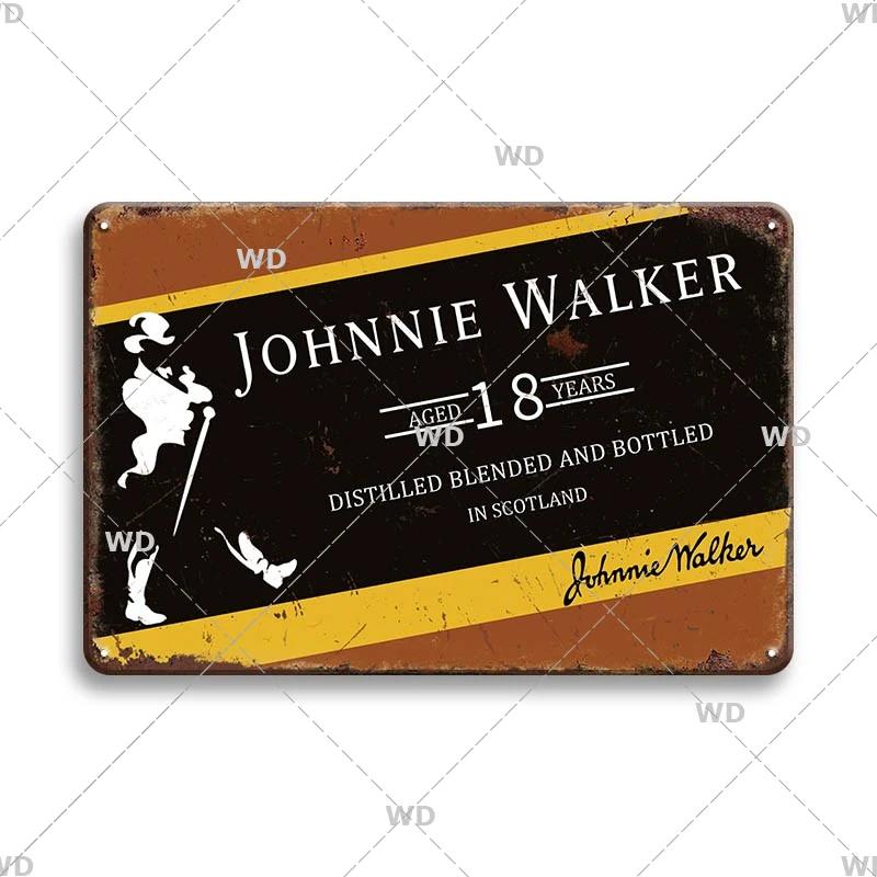 Whisky Marke Metallschild Blechschild Dekorative Plakette Metall Vintage Metall Posterplatte Irland Bar Kneipe Club Männerhöhle Wanddekor