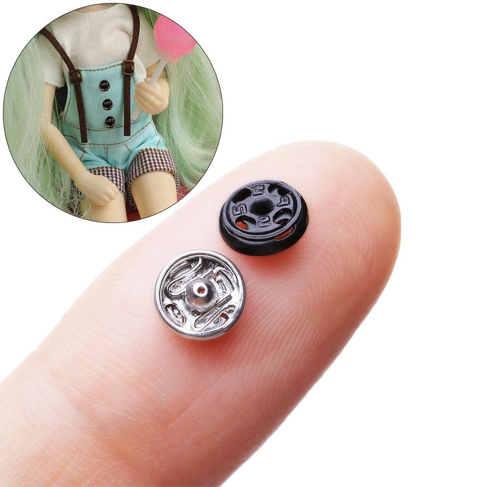 Accessories Craft Invisible Snap Mini Buttons Metal Buckles Clothing Sewing Buckle DIY Doll Clothes