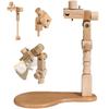 Ailunate Embroidery Stand, Embroidery Hoop, Embroidery Table Stand, Wooden Frame, Tabletop Stand, Handmade Crafts, Embroidery Set, Embroidery Kit