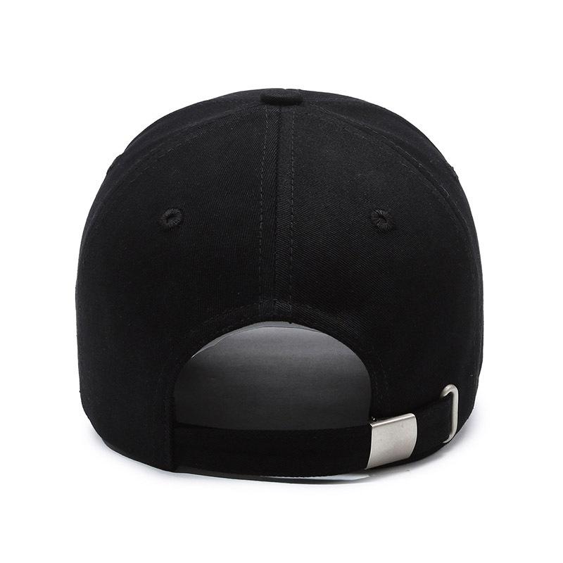 Embroidered Letter Baseball Cap for Men and Women, Spring and Summer Couple Versatile Sun Hat, Wide Brim Showing Face, Small Peaked Cap Man