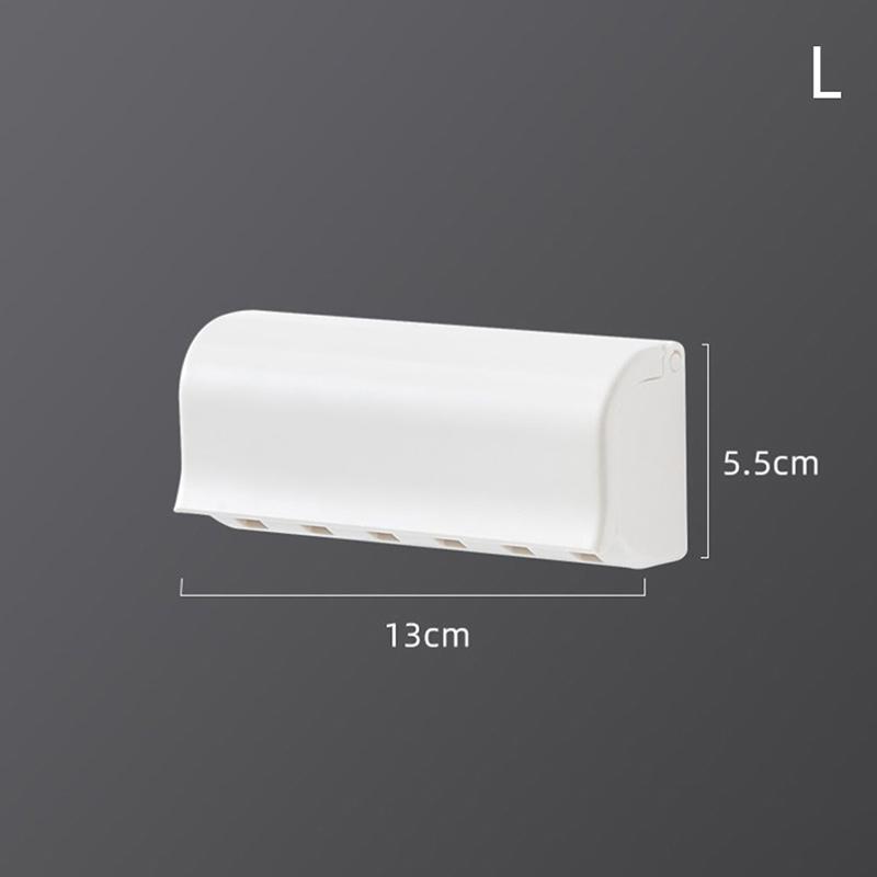 Wall Mounted Toothbrush Holder Facial Cleanser Stand Toothpaste Storage Rack