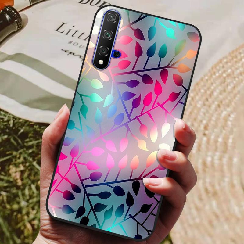 Für Huawei Nova 5T Hülle Wolf Cartoon Silikon Weiche TPU Rückseite Für Huawei Nova 5T Handyhüllen Nova5T YAL-L21 Fundas Coque