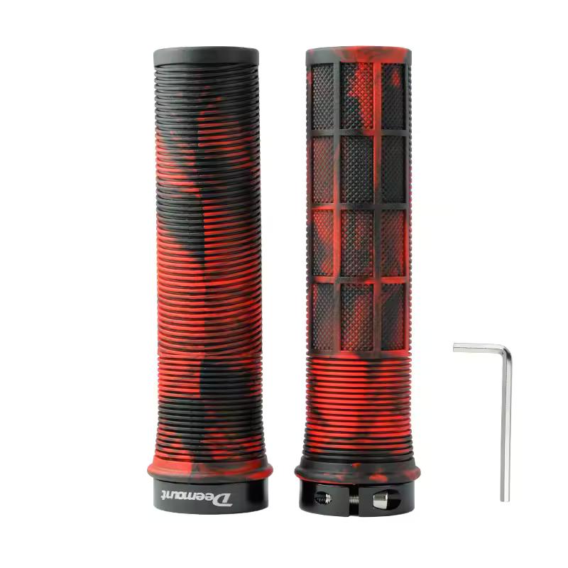 Custom Logo Bicycle Handlebar Grips with Anti-Skid Shock-Absorbing Design for Road Bicycles MTB Cycling Comfort Bar Ends Support