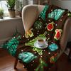 Dark Book Candle Soft Flannel Blanket Breathable Warm Throw for Office Car Sofa Kids Room Birthday Xmas Gift