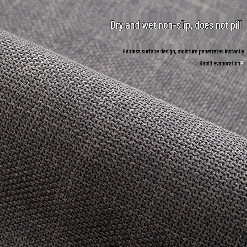 Absorbent Non-Slip Bathroom Mat - Quick-Drying Toilet & Washroom Entrance Rug