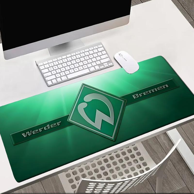 Green And White Werder   Mouse pad Office Desk Mat, Gaming Mouse Pad Mousepad, keyboard pad,Heavy-Duty Non-Slip Rubber Backing, Gift