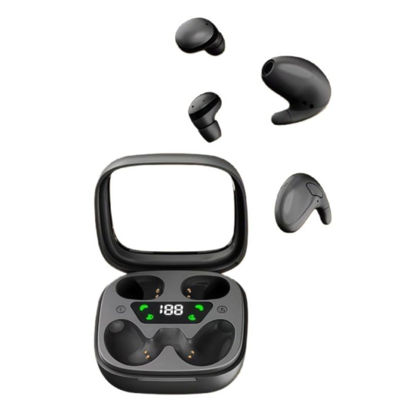 MD38 Dual Bluetooth Earbuds: Ultra-Thin, Mini, Universal with High-Quality Sound for Gaming & Sleep