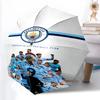 1 Stück stabiler Automatikschirm mit 8 Speichen, Manchester United Manchester City Schirm, Digitaldruck, Faltbarer Schirm für unterwegs im Freien