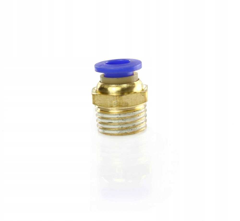 Set Of Threaded Pneumatic Quick Connectors 14 8Mm 10 Pcs