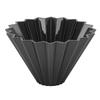 Coffee Filter Cup Resin Conical Reusable Hand Brewed Coffee Dripper Strainer for Kitchen Black