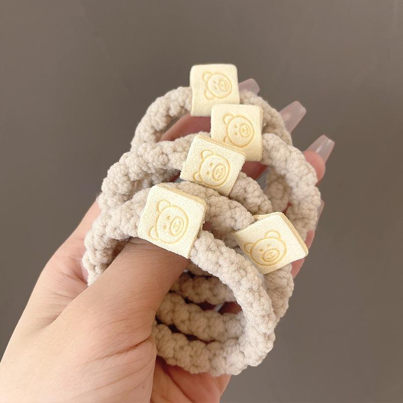 Elastico per Capelli a Scrunchie in Lussuosa Pelle Nera - Elastico Durevole per Capelli da Donna