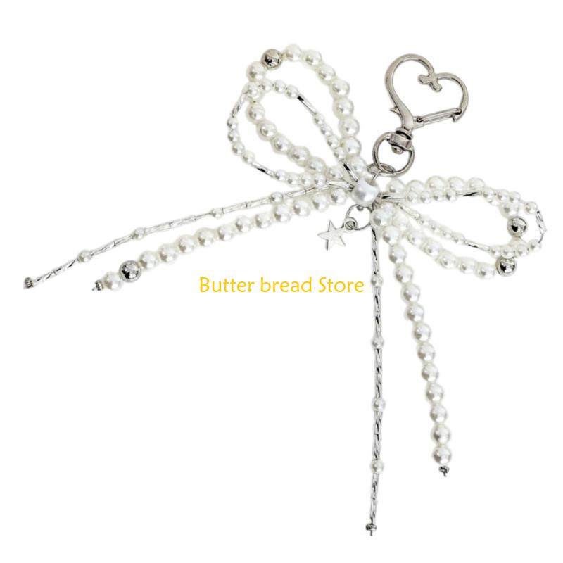 W89C Women Girls Cellphone Pendant Hanging Cord Beaded Telephone Strap Jewelry Chain