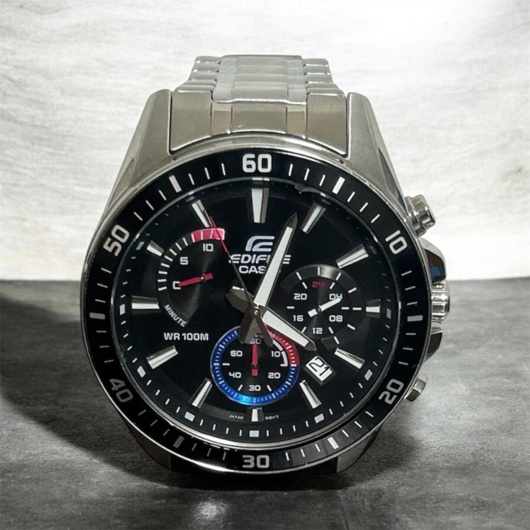 [Working Item] CASIO EDIFICE EFR-552D Chronograph Men s Watch Black