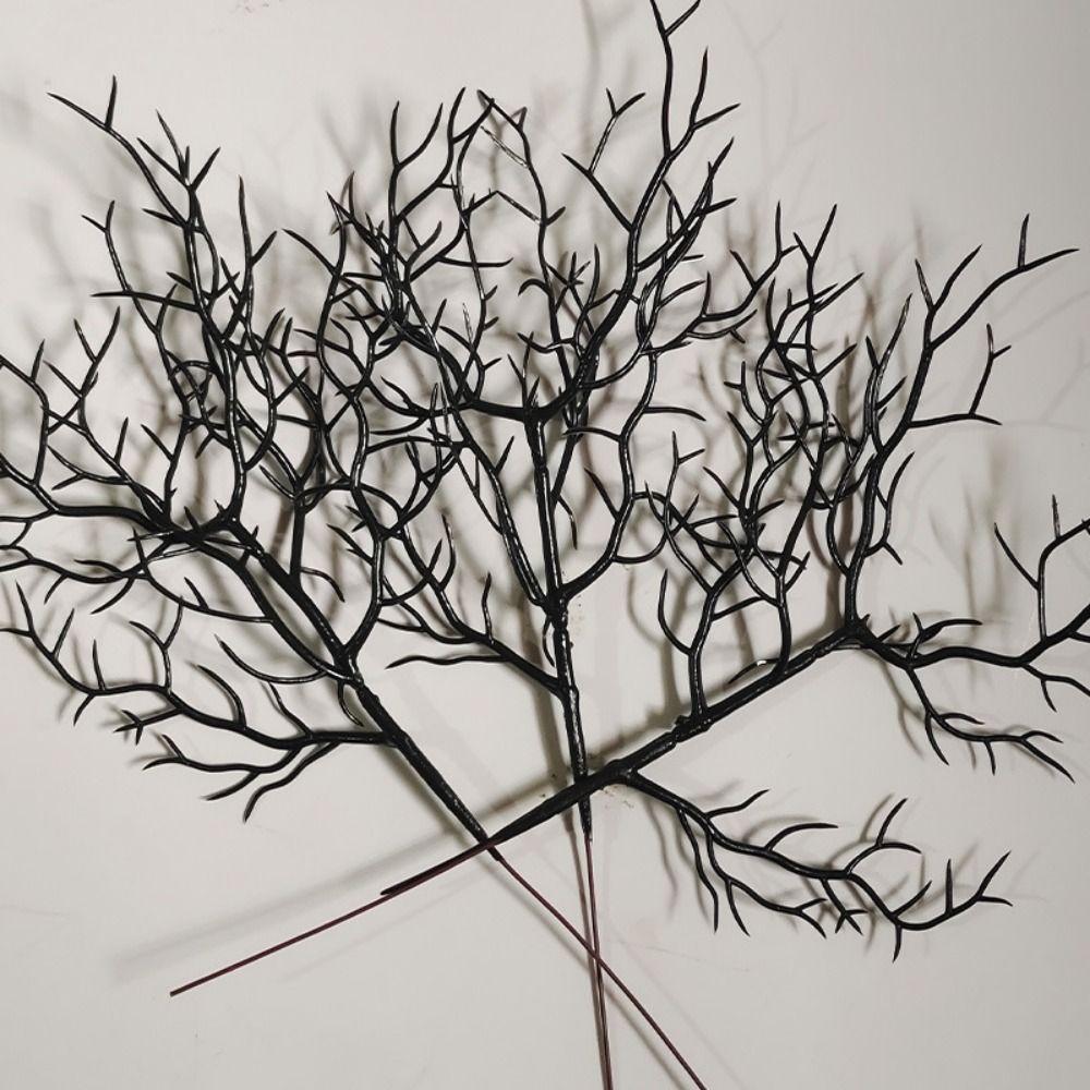 5pcs Black Artificial Plastic Tree Branch Exquisite Withered Branch  Wedding Christmas Decor