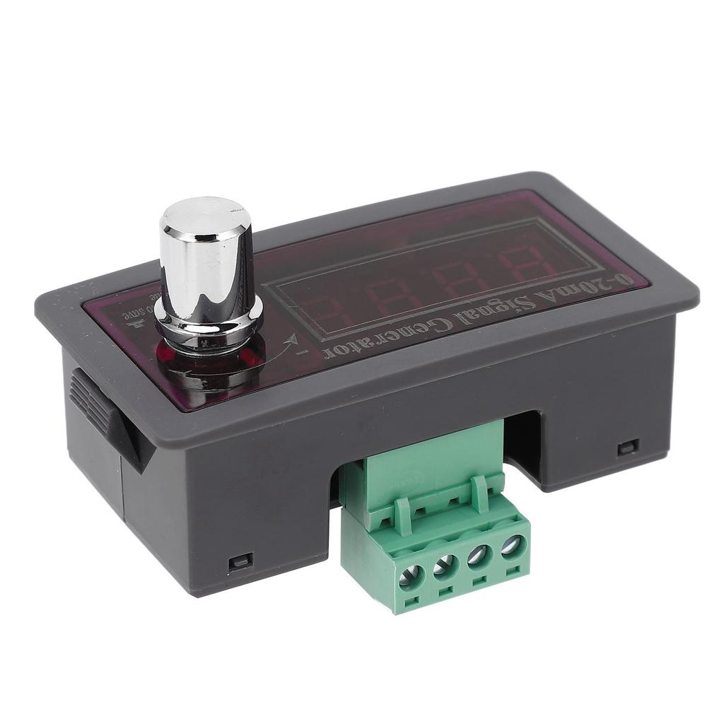 0‑20mA Signal Generator 4 Digits Display Current Analog Simulator DCS Control 15‑28VDC Button Type