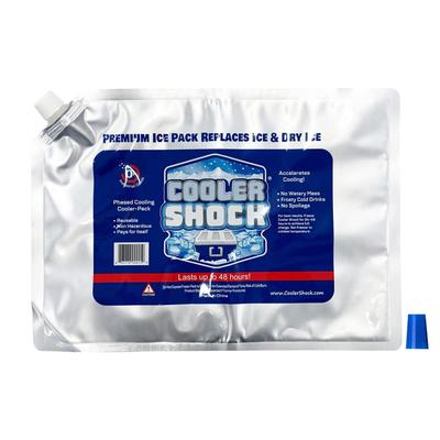 Tsuda Shokai COOLER SHOCK Kühlakku Starke Kälte Kälter als Eis Perfekt für Outdoor und Notfallvorsorge (Groß/Einzelstück) Langanhaltend,