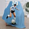 Football Player Blanket Plush Nap Sofa rug D-DiegoS for Living Room Office Bedroom M-MaradonaS Birthday Home Travel Kid Gifts