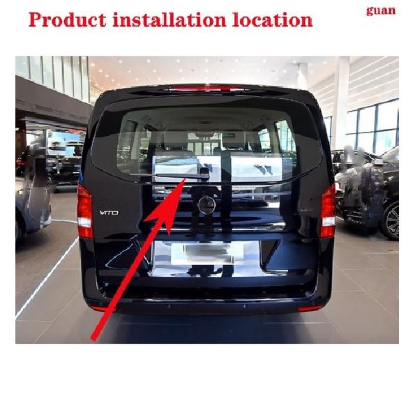 Car rear wiper decorative strip silver For Mercedes-Benz Vito 2024-2025
