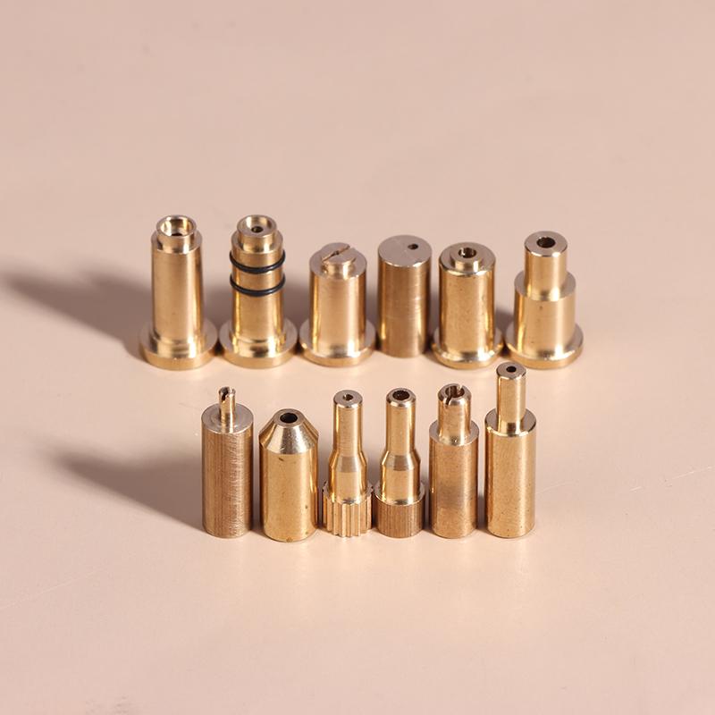 1Pc Reusable Brass Nozzle Head Refill Butane Gas Adapter Inflatable Head For Various Lighter Brands Filling