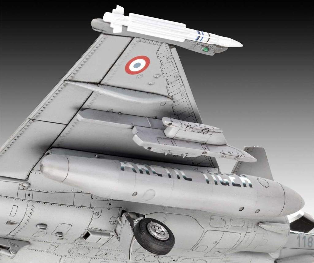 German Revell 1/48 French Air Force Dassault Rafale C Plastic Model 03901
