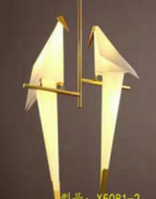Modern Origami Bird Pendant Lamp - Creative Design for Restaurant, Living Room, or Bedroom