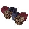 Checkered Pattern Detachable Collar Soft Polyester Fabric Decorative Lapel Collar For All Day Wear Women Accessories