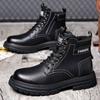 Snow Boots New Winter Velvet Warm Martin Boots Men's Boots Wool High-top Men's Shoes Cotton Shoes 2025