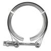 Bil V-båndklemme Eksos Downpipe Flenssett 304 Rustfritt stål(3,0 tommer   76 mm )