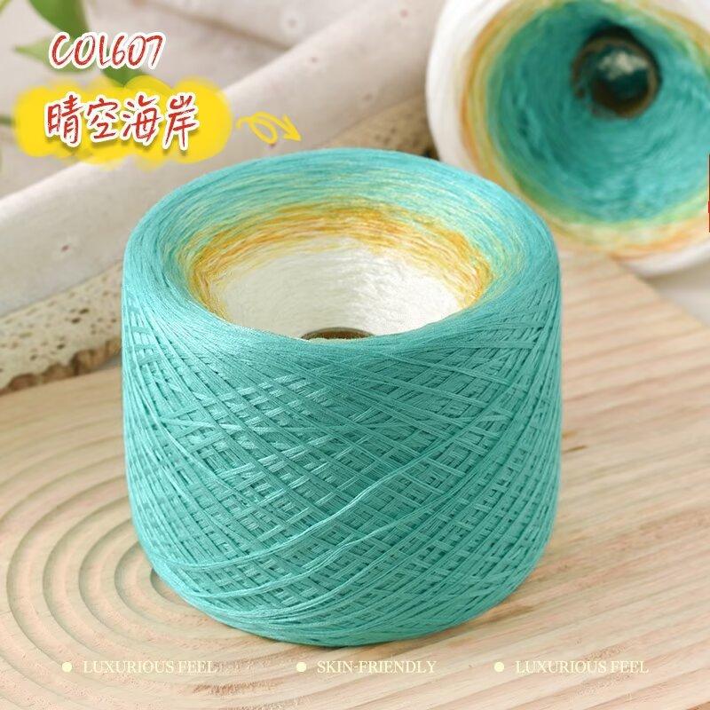300G Gezwirnte Baumwolle Mischung Fantasie Kuchen Garn Handgemacht DIY Gestrickt Haken Schal Mantel Schal Garn