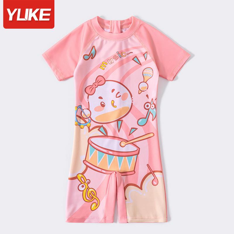 

Новый стиль слитный купальник для девочек: Детские, для малышей, детские и студенческие тренировочные купальники на лето XL (Height 105-120cm)