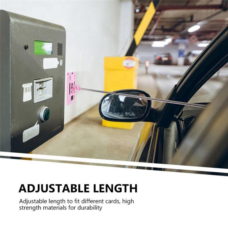 A96I-Security Kiosk Door Opening Parking Lever Extension Car Driving Artifact Telescopic Swipe Card Parking Durable
