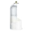 Makeup Brush Holder with Lid Clear Dustproof 360 Degree Rotating Makeup Brush Holder Organizer for