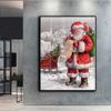 5D DIY Diamond Embroidery Christmas Tree Santa Snowman Diamond Painting Mosaic Home Decoration