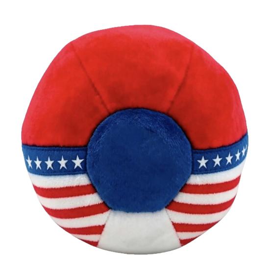 Patriotic Footbag Soft Fabric Kids Adults American Kick Ball for Flag Color Outdoor