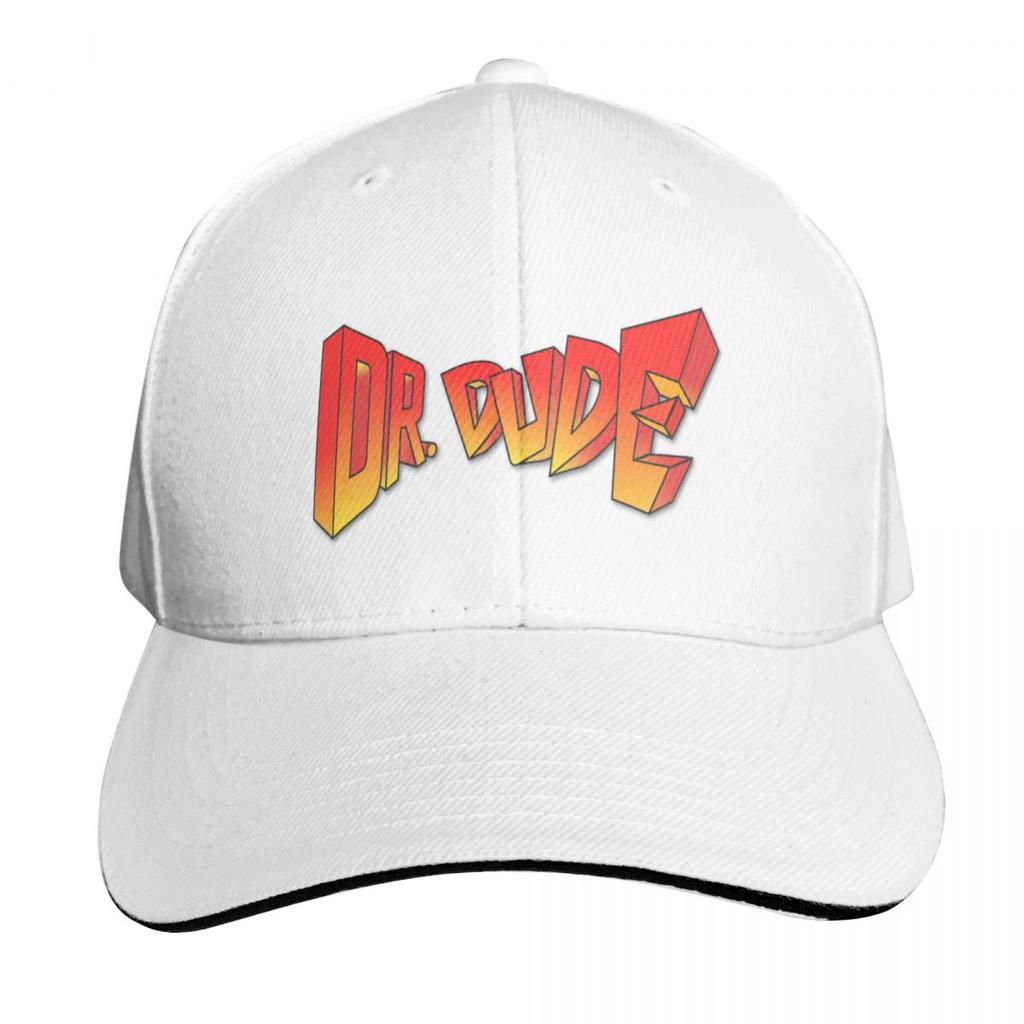Dr Dude Baseball Cap Six Panel Structured Crown Sun Protection Upf 50 Breathable Mesh Back