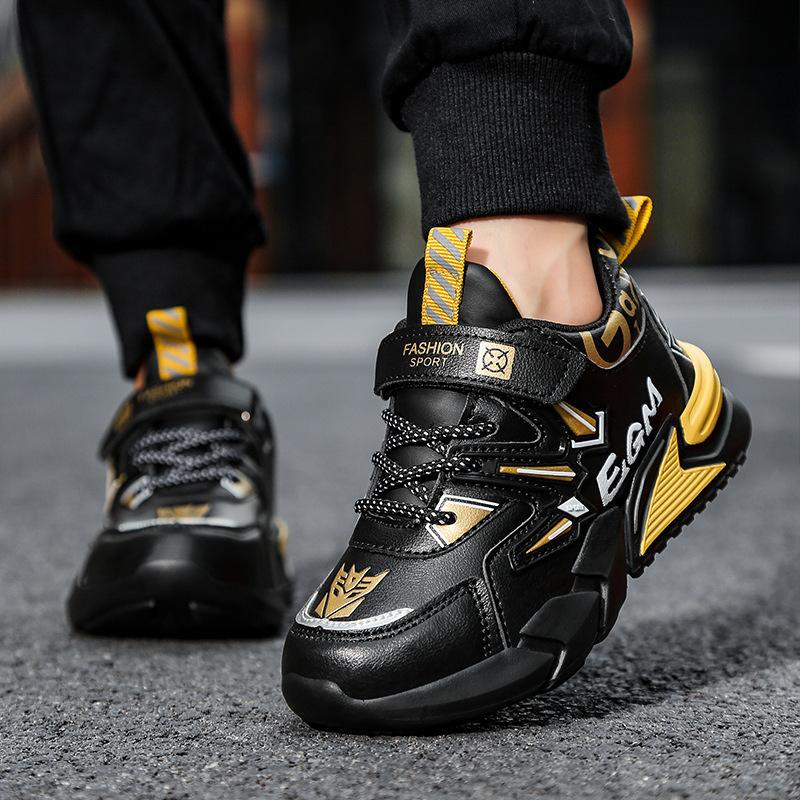 Boys' Sports Shoes 7-12 Years Old, 24 Spring and Autumn New Breathable Mesh Running Shoes, Medium and Large Children, Students, All-match Classmates
