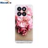 Phone Case For Xiaomi 14 Pro Case Soft Clear Painted Silicone Bumper Capa For Xiaomi 14 13T Mi 13T Pro Protect Transparent Cover