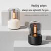 Ultrasonic Essential Oil Diffuser & Aromatherapy Humidifier with Candlelight Effect