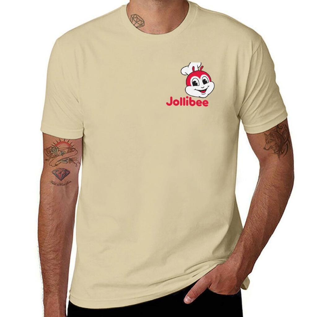 Jollibee T-Shirt Anime Oversizeds Summer Tops T Shirts for Men