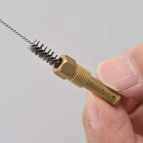 Daytona Motorcycle Carburetor Cleaning Brush Brush Diameter 2.5mm~6.5mm Total Length 100mm Carb Hole Cleaning Brush 5 Size Set 15614