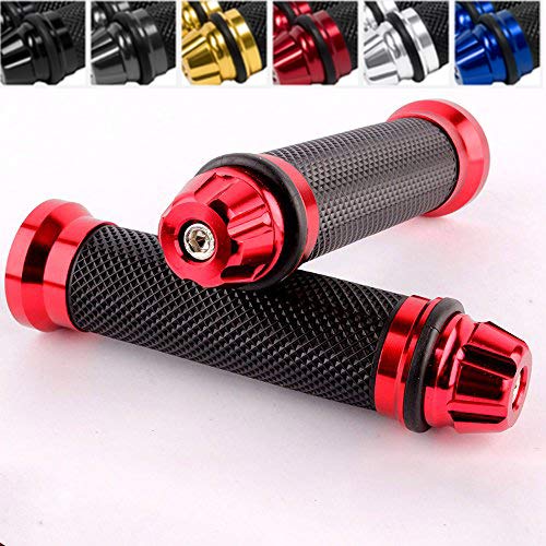 Karun Great feel!Universal Rubber Porous Engraving Motorcycle Handle Grip for